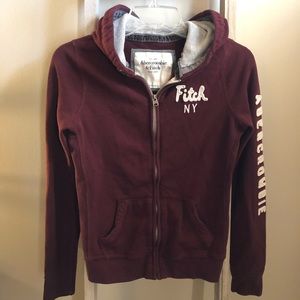 Abercrombie zip up sweatshirt